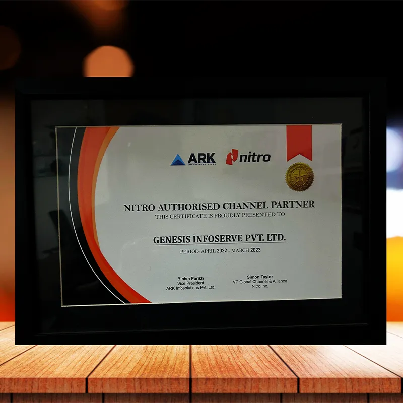Nitro authorised channel partner
