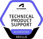 Autodesk Accredited: Technical Product Support badge