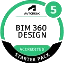 Autodesk Accredited: BIM 360 Design badge
