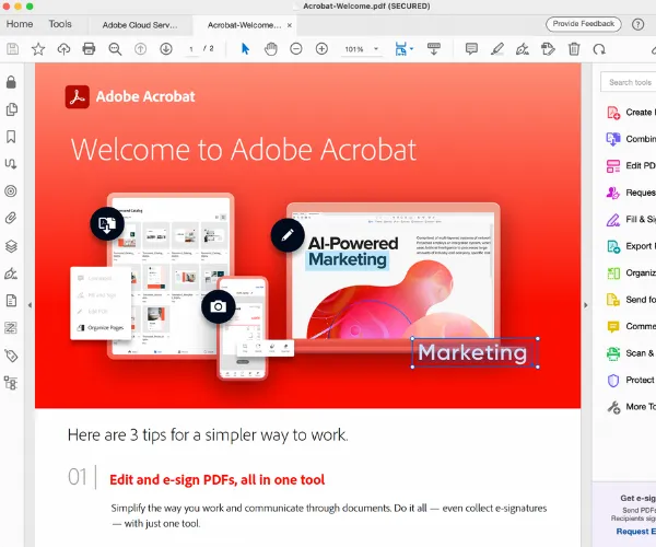 Acrobat Reader the World's Most Trusted Free Pdf Viewer